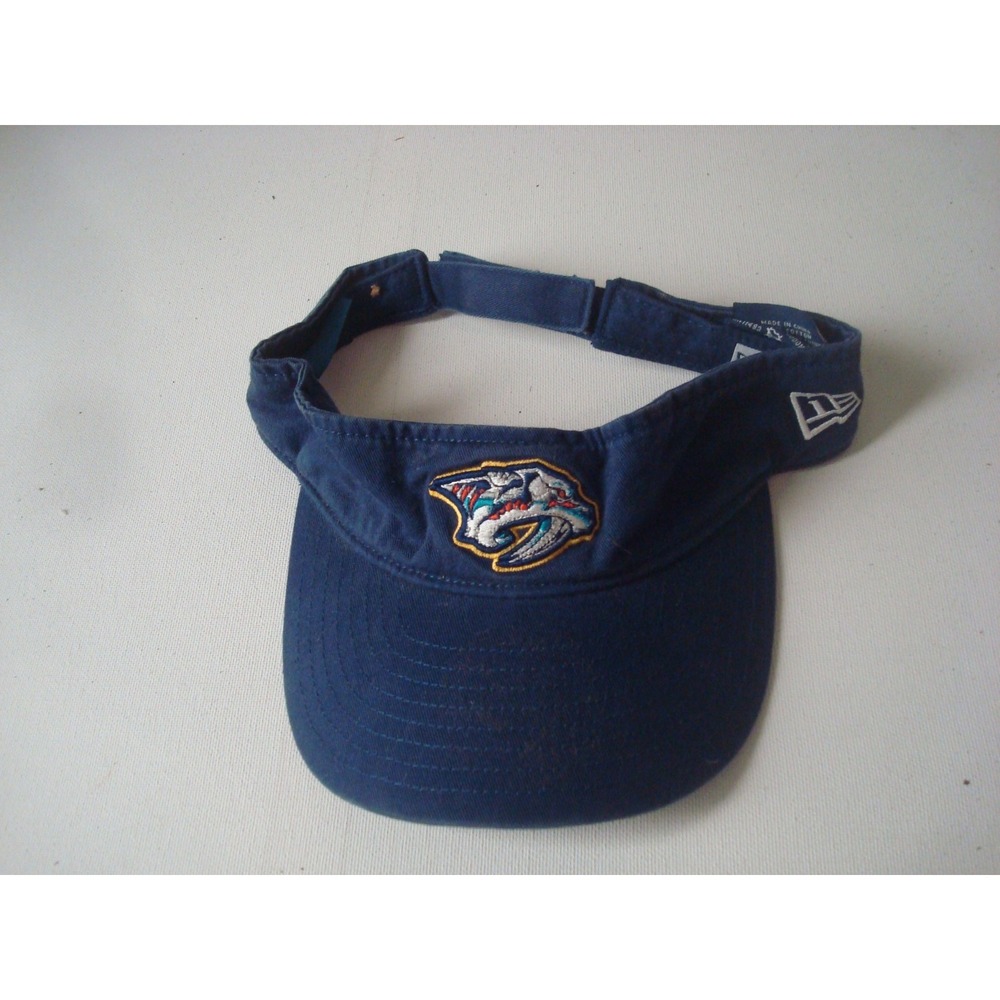 NASHVILLE PREDATORS VISOR NEW ERA  Y2K NEW HAT CAP VINTAGE DEADSTOCK‎ U1
